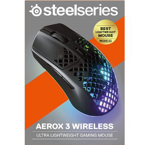 SteelSeries ワイヤレスゲーミングマウス Aerox 3 Wireless Onyx 2022 Edition Onyx 62612J-イメージ4