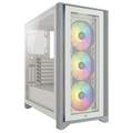 コルセア ミドルタワー型PCケース iCUE 4000X RGB Tempered Glassシリーズ ホワイト CC-9011205-WW