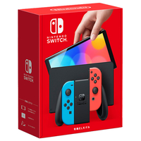 任天堂 Nintendo Switch(有機ELモデル) Joy-Con(L) ネオンブルー/(R) ネオンレッド HEGSKABAA