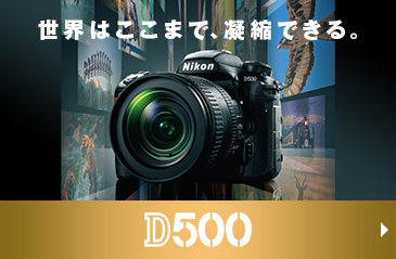 デジタル一眼レフカメラD500