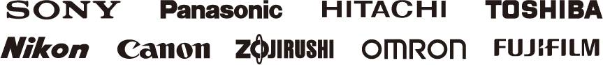 SONY/Panasonic/HITACHI/TOSHIBA/Nikon/Canon/ZOJIRUSHI/OMRON/FUJIFILM