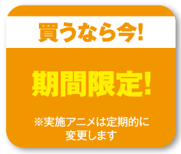 買うなら今！期間限定！