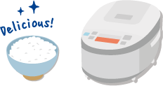 炊飯ジャーのイメージイラスト