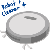 ロボットクリーナーのイメージイラスト