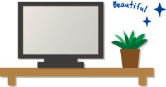 テレビのイメージイラスト