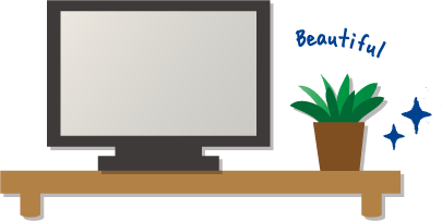 テレビのイメージイラスト