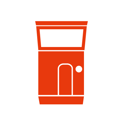チョコレートドリンクメーカーのイラスト