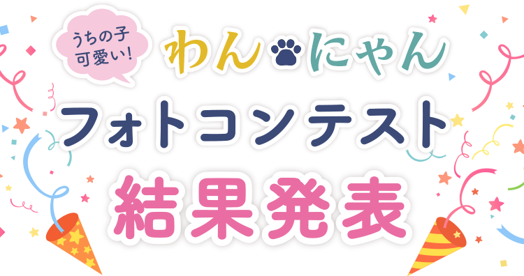 うちの子可愛い わんにゃんフォトコンテスト 結果発表 うちの子可愛い わんにゃんフォトコンテスト 結果発表
