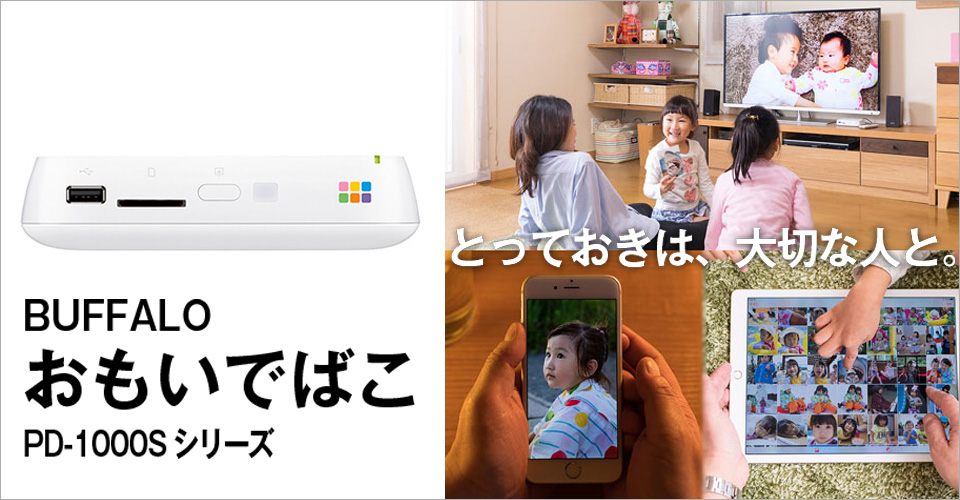 BUFFALO おもいでばこ 11ac対応モデル 1TB PD1000S ic.sch.id