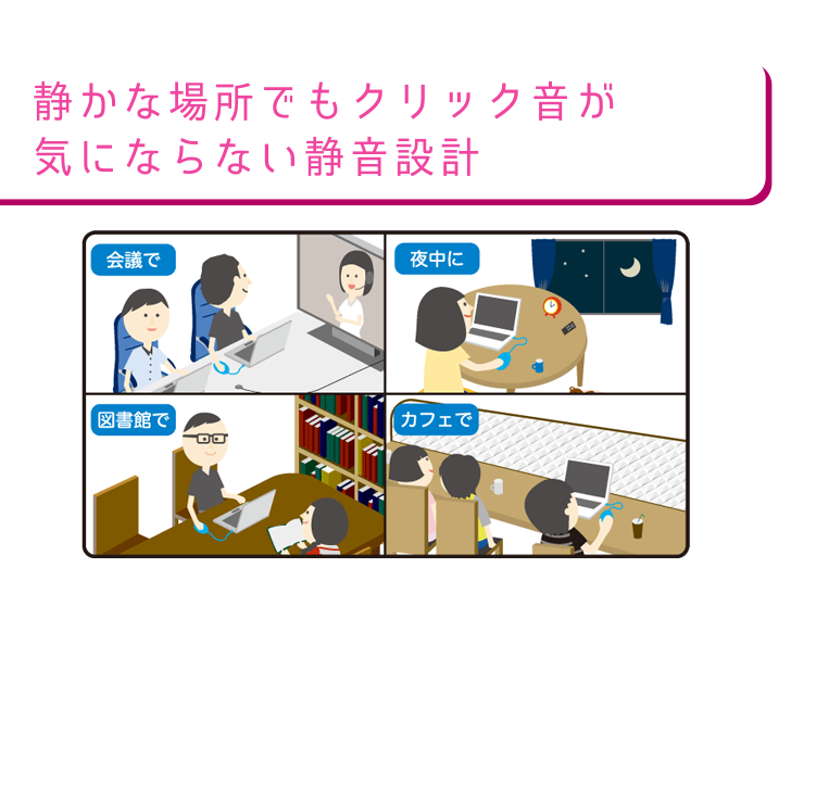 エディオンネットショップ｜BUFFALO BSMBW320RD 無線BlueLEDマウス 静音/5ボタン/DPI切り替えタイプ レッド