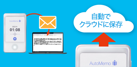 自動でクラウドに保存