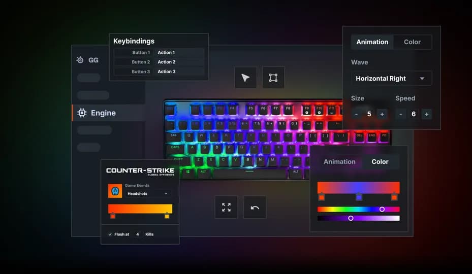SteelSeries 64865J ゲーミングキーボード SteelSeries Apex Pro