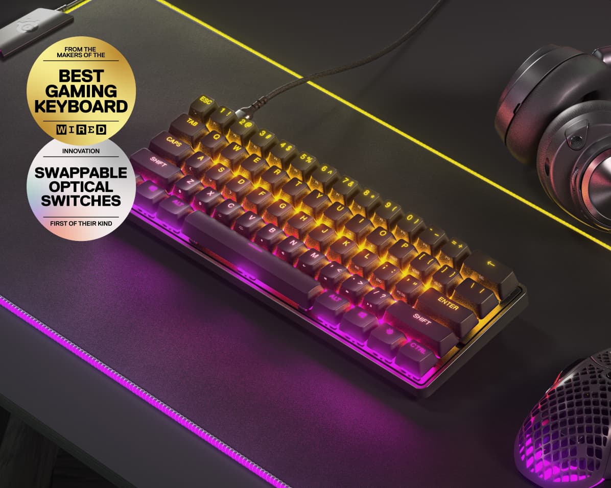 SteelSeries 64837J ゲーミングキーボード Apex 9 Mini US US