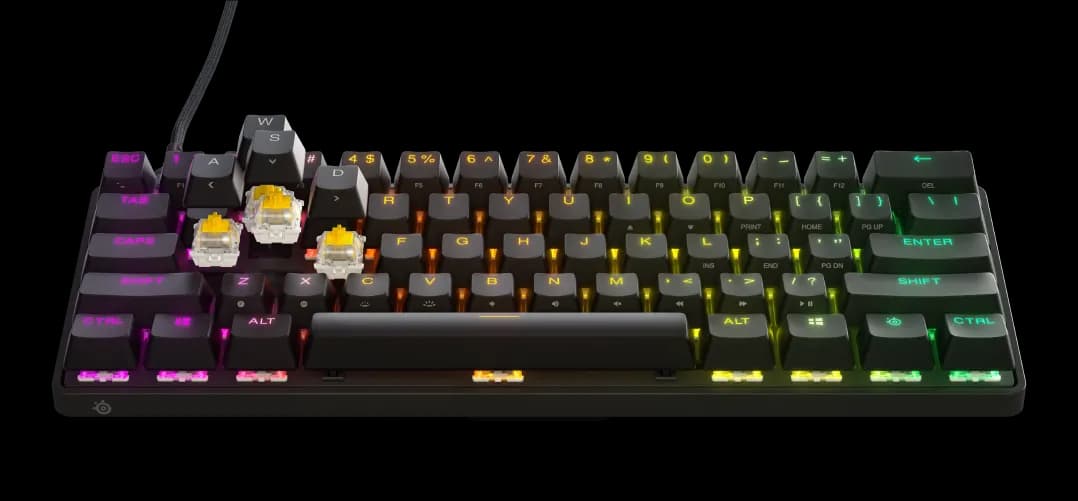 SteelSeries ゲーミングキーボード ミニサイズ Apex9 64830 SteelSeries SteelSeries Apex 9 Mini US 64837J Apex - 製品