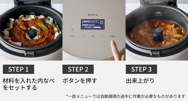 概要 オートクッカー ビストロ NF-AC700 | 自動調理鍋・電気圧力