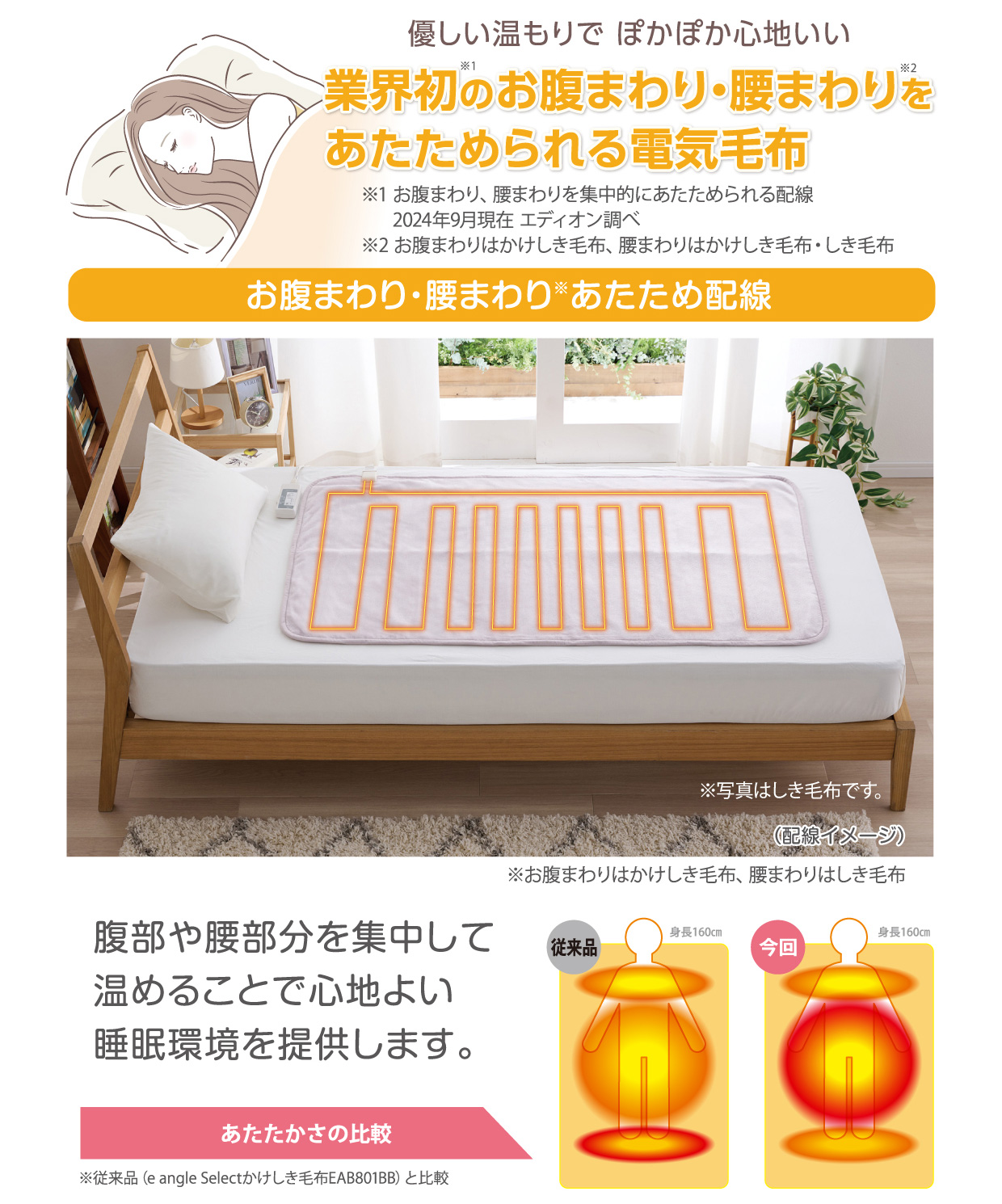 電気毛布 大きめ 190×130cm ふわふわ 洗える（クーポンで6,980円