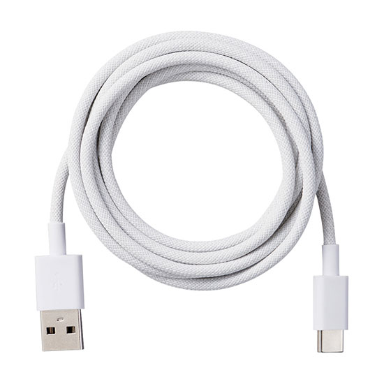 噛みついても断線が起きにくい専用給電ケーブル