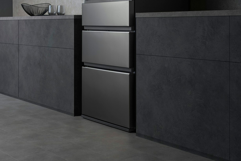 アイリスオーヤマ IRSN-FX43A-H 428L 5ドア冷蔵庫 ノーブルグレー