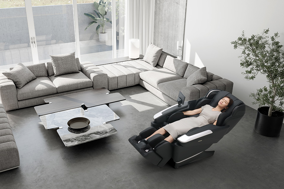 フジ医療器 AS-R2300(BK) マッサージチェア CYBER-RELAX ブラック