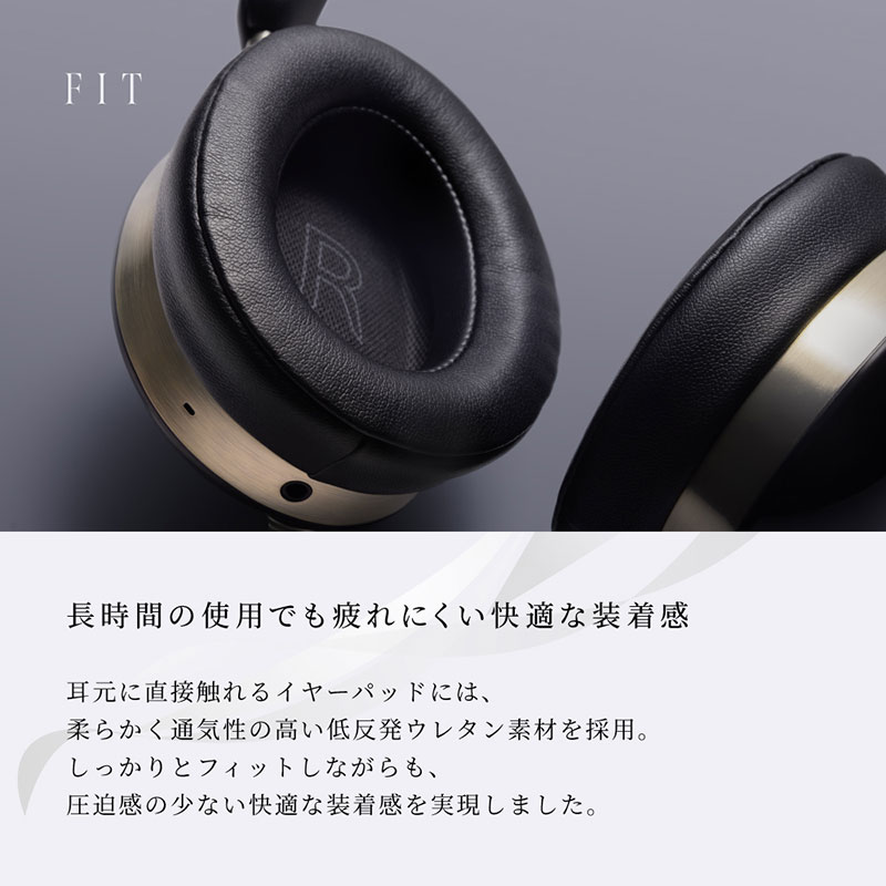 AVIOT WA-J1-BK オーバーイヤー型ヘッドフォン Black|エディオン