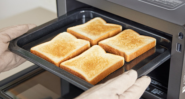 毎日のトーストもこんがり焼ける