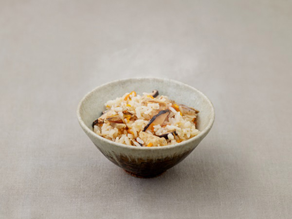 ほかほかの炊き込みご飯