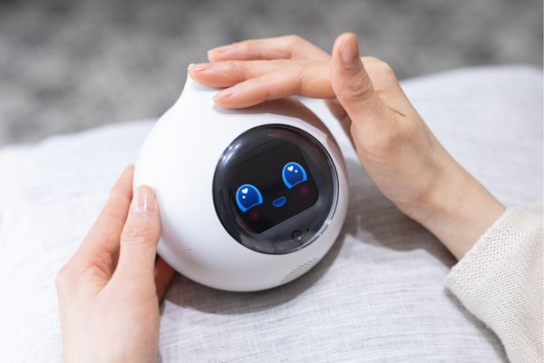 その他 Romi ミクシィ ROMI-L01BL 会話AIロボット Romi Lacatanモデル スカイ