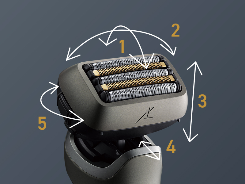 パナソニック ES-L551D-K シェーバー ラムダッシュ PRO5枚刃