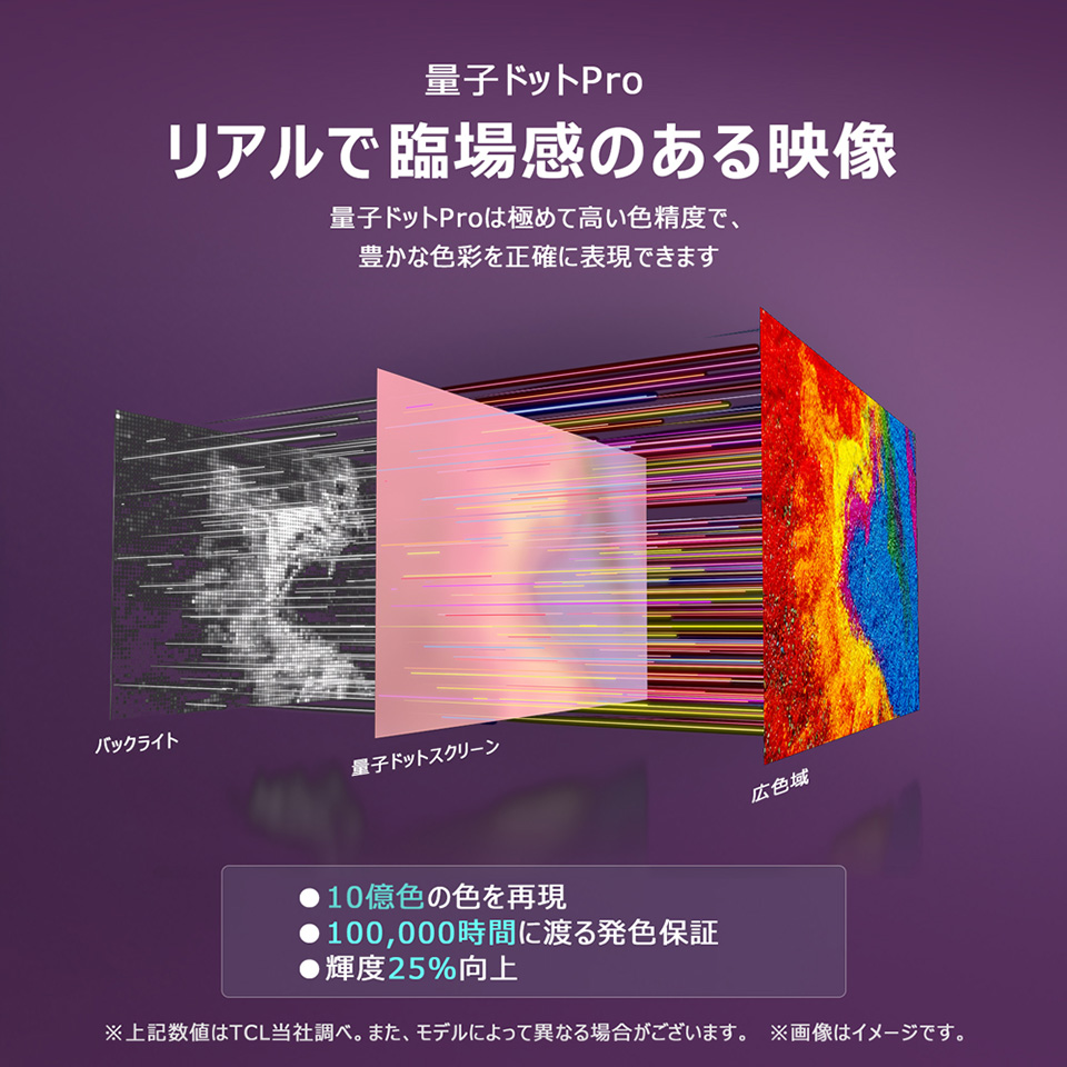 TCL 65C61B 65V型4Kチューナー内蔵4K対応液晶テレビ |エディオン公式通販