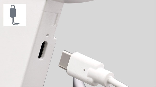 USB充電式TypeCのイメージ
