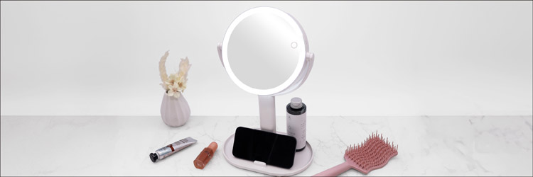 オルゴ VML-4200-5X(W) スマホスタンド付き LED ミラー VENUSiS