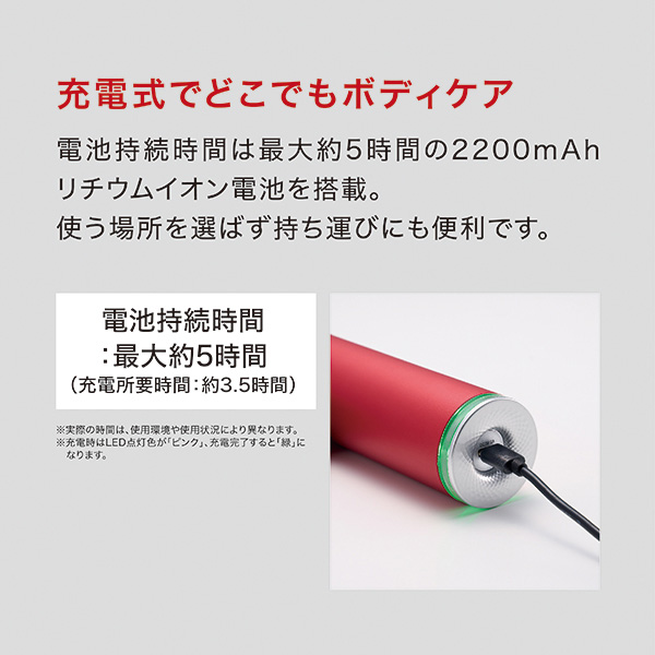 充電式どこでもボディケア