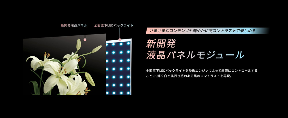 新開発 液晶パネルモジュール