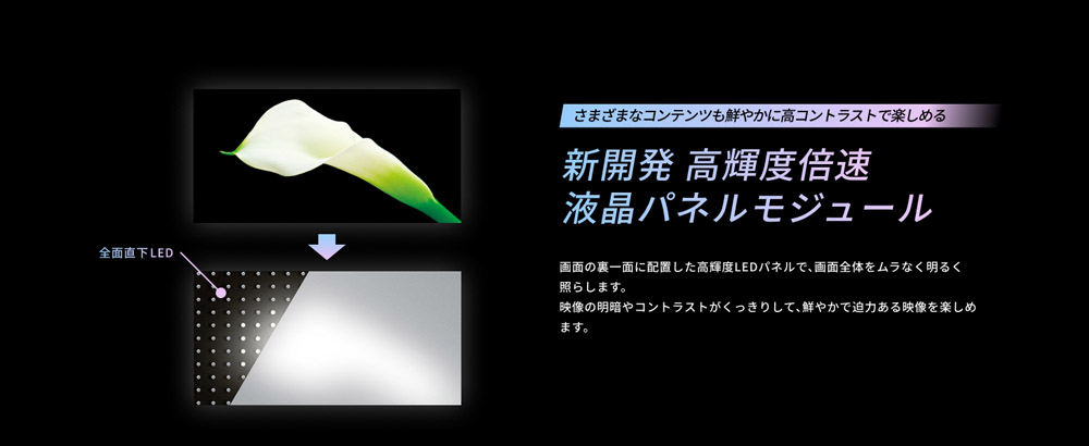 新開発 液晶パネルモジュール