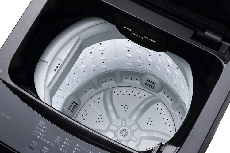 アイリスオーヤマ IAW-T605BL-B 6．0kg全自動洗濯機 ブラック