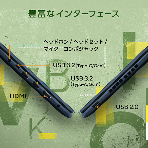 ASUS M1502YA-R7165WSBUE5 ノートパソコン オリジナル ASUS Vivobook