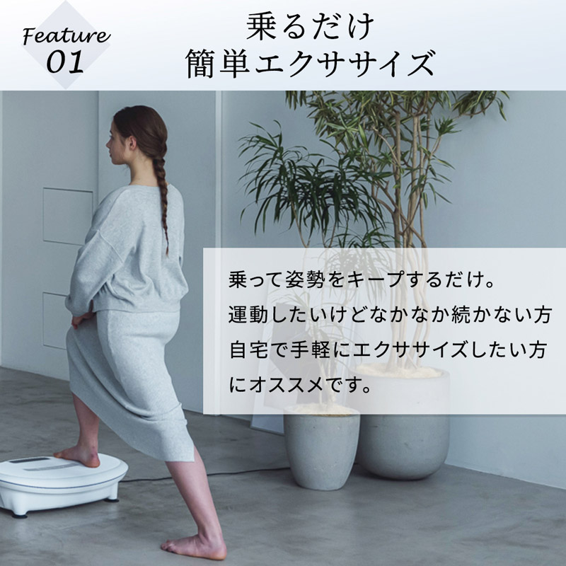 乗るだけ簡単エクササイズ