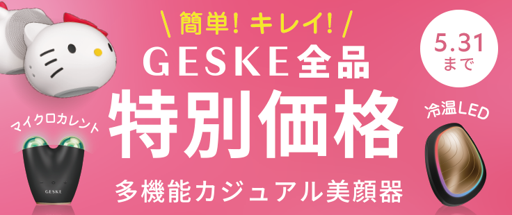 GESKE GK000010GY01GR ソニック フェイシャルブラシ グレー|エディオン