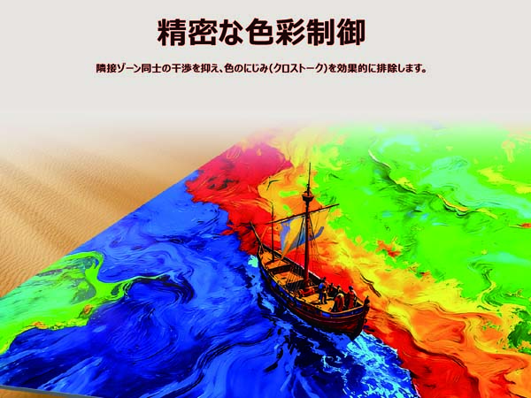 精密な色彩制御