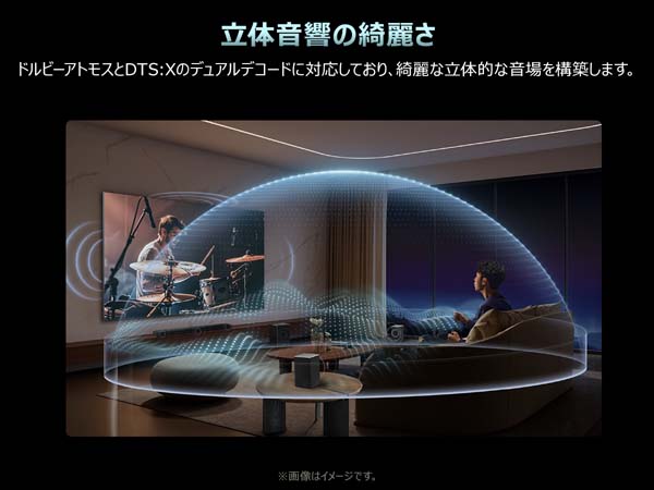 立体音響の綺麗さ