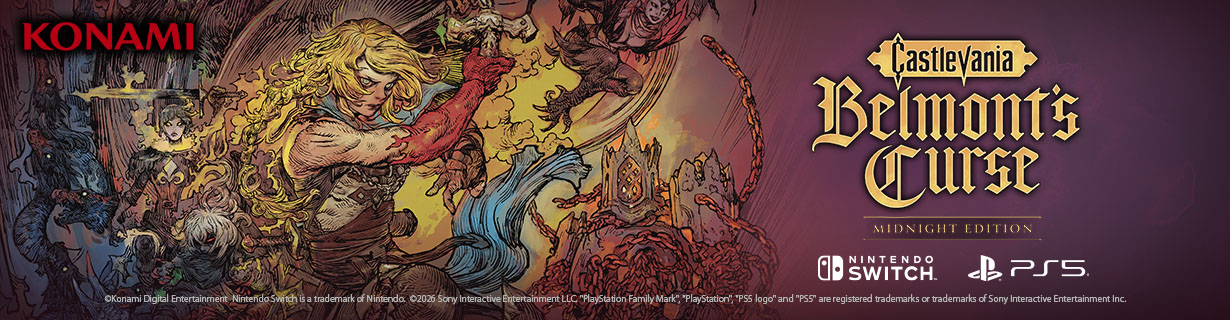 KONAMI Castlevania Belmont's Curse midnight edition
