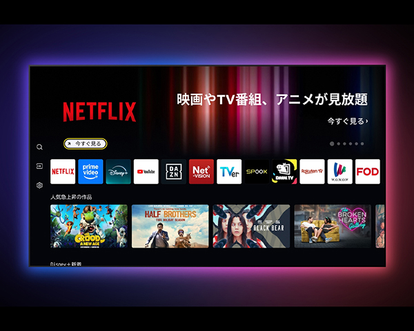 ハイセンス 55A68S 55V型4Kチューナー内蔵4K対応液晶テレビ e angle