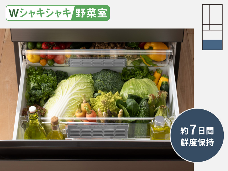 パナソニック NR-F65WX3-H 【フレンチドア】650L 6ドア冷凍冷蔵庫