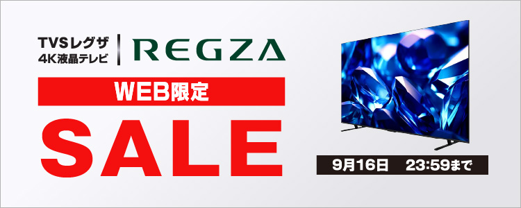WEB限定セール 4K液晶テレビREGZA