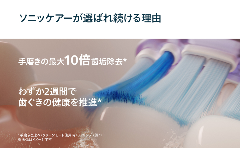 ソニッケアーが選ばれ続ける理由