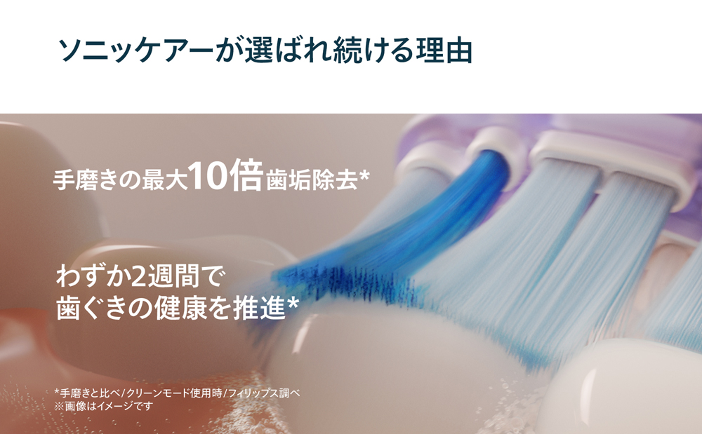 ソニッケアーが選ばれ続ける理由