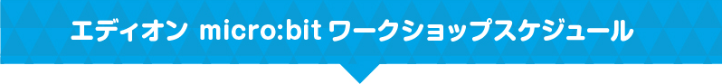 エディオンmicro:bitワークショップスケジュール