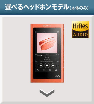 選べるヘッドホンモデル（本体のみ）