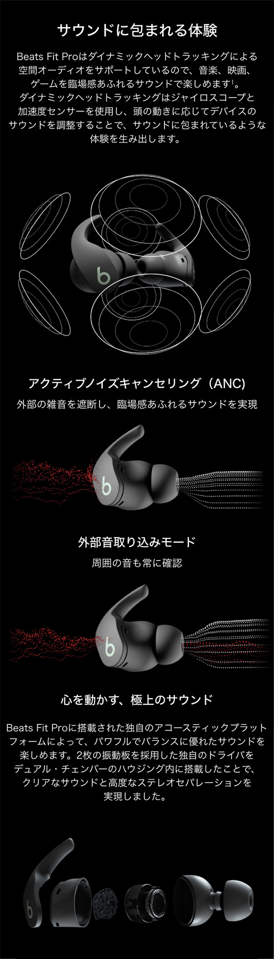 サウンドに包まれる体験
