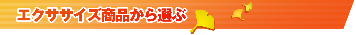 エクササイズ商品から選ぶ